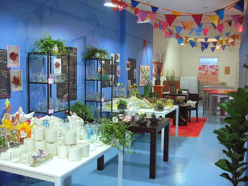 Interior of Periwinkle Flowers, a florist that has been using FloristWare POS for almost a decade.