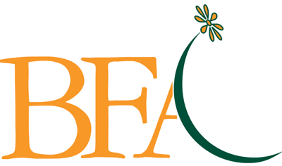 Logo of the British Florist Association (BFA).